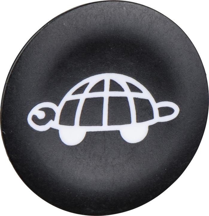 Actual product image Schneider Electric Black dome with turtle symbol for round push-button Ø22