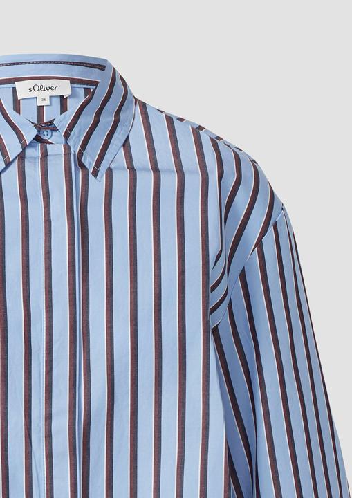Immagine prodotto s.Oliver Bluse Gestreifte Baumwollbluse im Relaxed Fit (48)