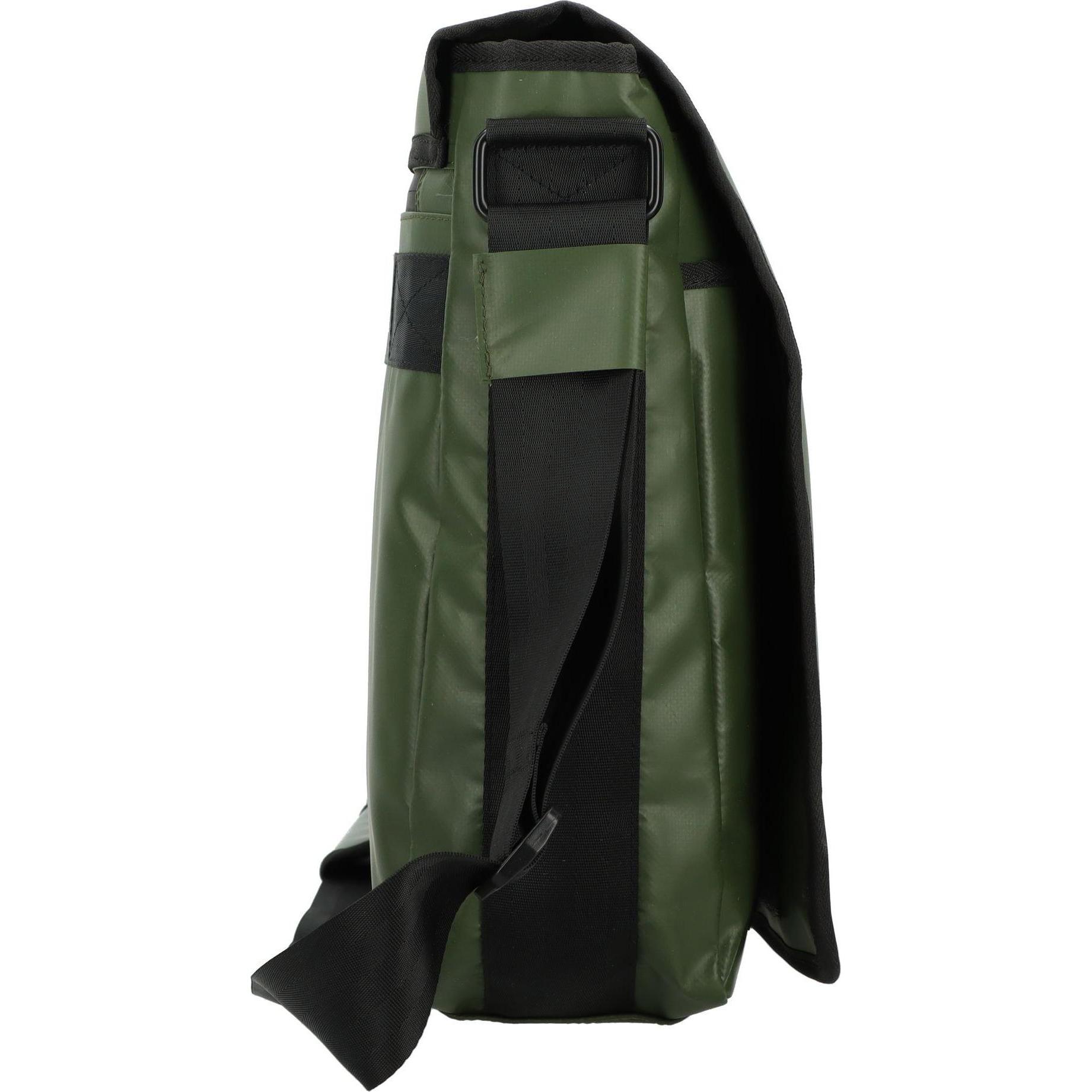 Thumbnail - Greenburry, Handtasche, Upcycled Tarpaulin Messenger 40 cm Laptopfach, Grün