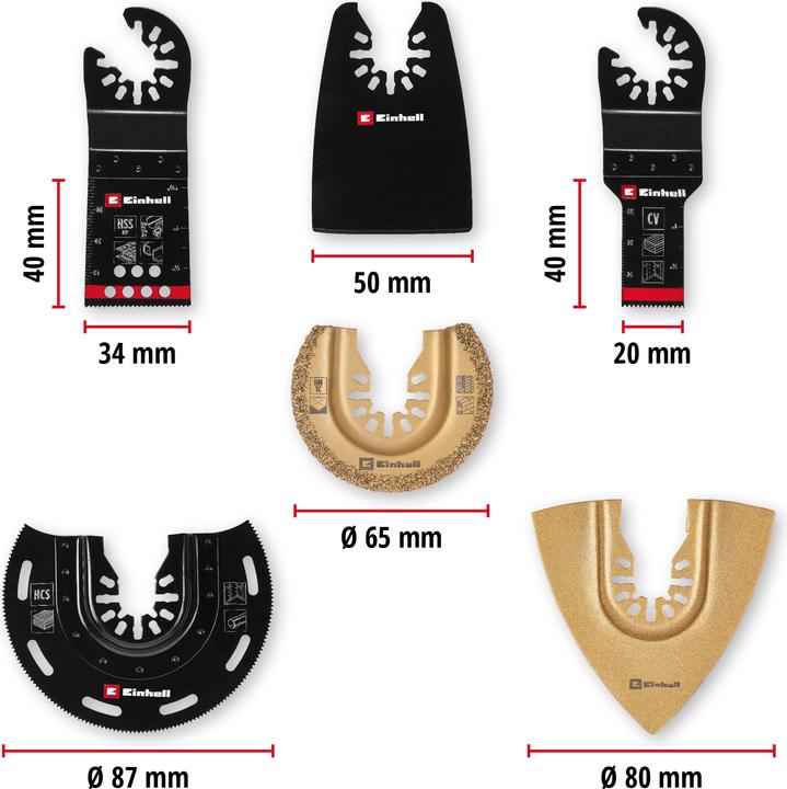 Immagine prodotto Einhell Set di utensili multipli, 708106, 6 pezzi