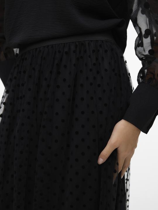 Actual product image Vero Moda VMNETHA Hohe Taille Langer Rock Rock (L)