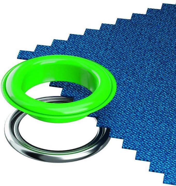 Immagine prodotto Prym Occhielli con dischi MS, colore verde chiaro-argento 14 mm, 15 pezzi.