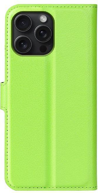 Produktbild MU Classic Litchi Leder Bookcover Series (Apple iPhone 16 Pro)