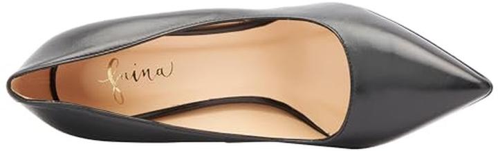 Produktbild Nally Pumps aus echtem Leder mit Stilettoabsatz und klassischer Form (37)