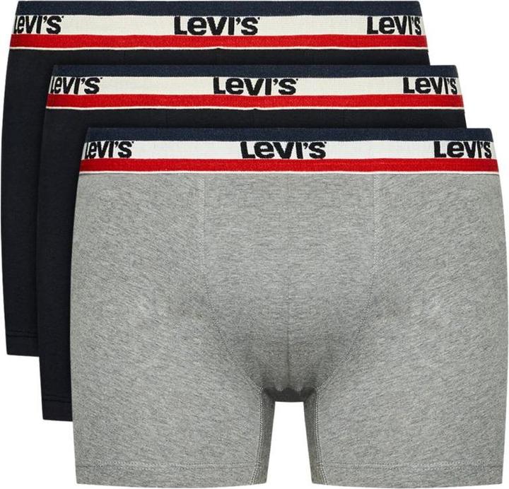Immagine prodotto Levis Boxershorts Casual Stretch MEN SPRTSWR LOGO BOXER BRIEF 3P (S, confezione da 3)