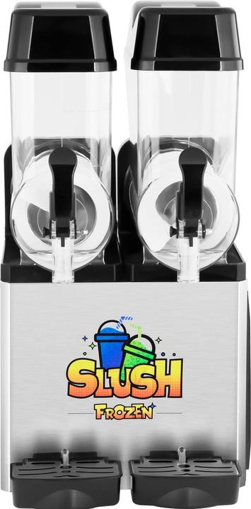 Produktbild Royal Catering Slush Maschine Slushmaschine Eis Slusheis Eismaschine 2X12 Liter