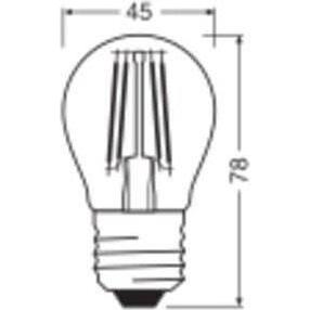 Thumbnail - Ledvance, Leuchtmittel, LED-Tropfenlampe (E27, 3.40 W, 470 lm, 1 x, D)