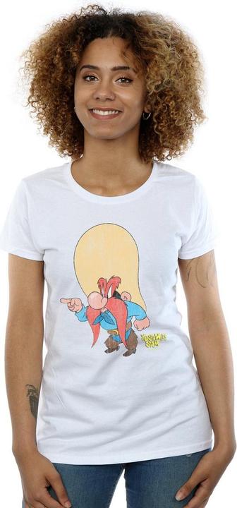 Immagine prodotto Looney Tunes Yosemite Sam Distressed Maglietta Donna (XXL)
