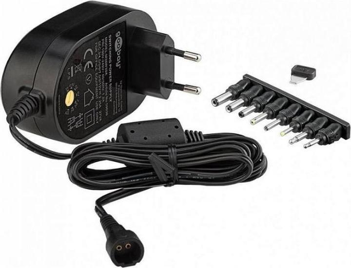 Varia Alimentatore universale, 3-12 V, max. 27 W e 2,25 A, 8x adattatori DC (NB-9051)