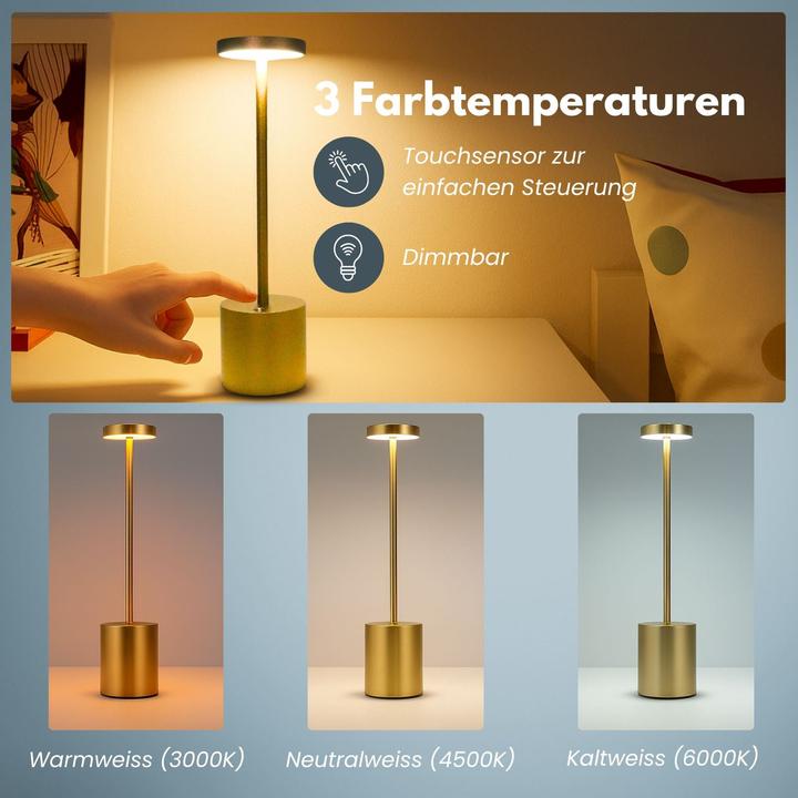 Produktbild Hermex LED-Tischlampe Nachttischlampe