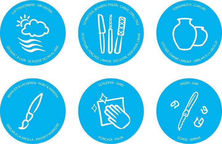 Actual product image Fimo air LIGHT modelling clay set Keepsake, air hardening