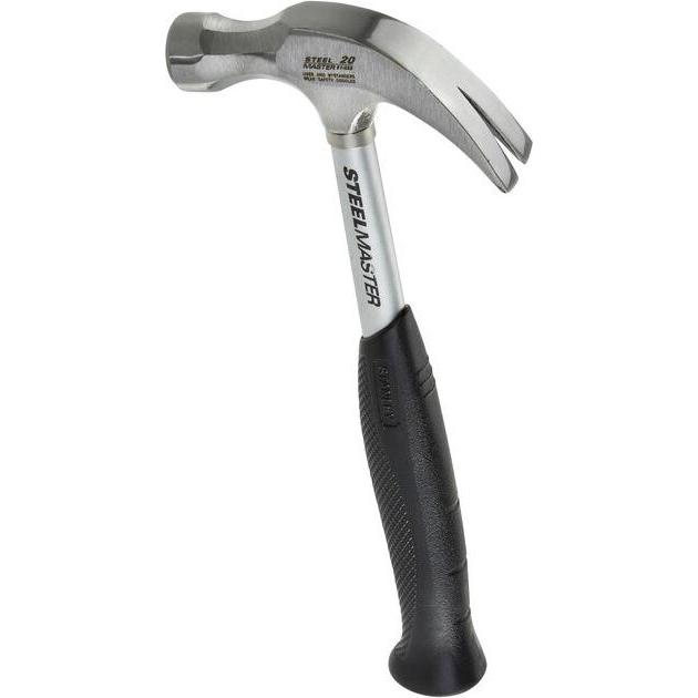 Thumbnail - Stanley, Hammer, Steelmaster Klauenhammer (570 g Kopfgewicht, Stahlstiel mit Neoprenhandgriff, geschliffene K (567 g)