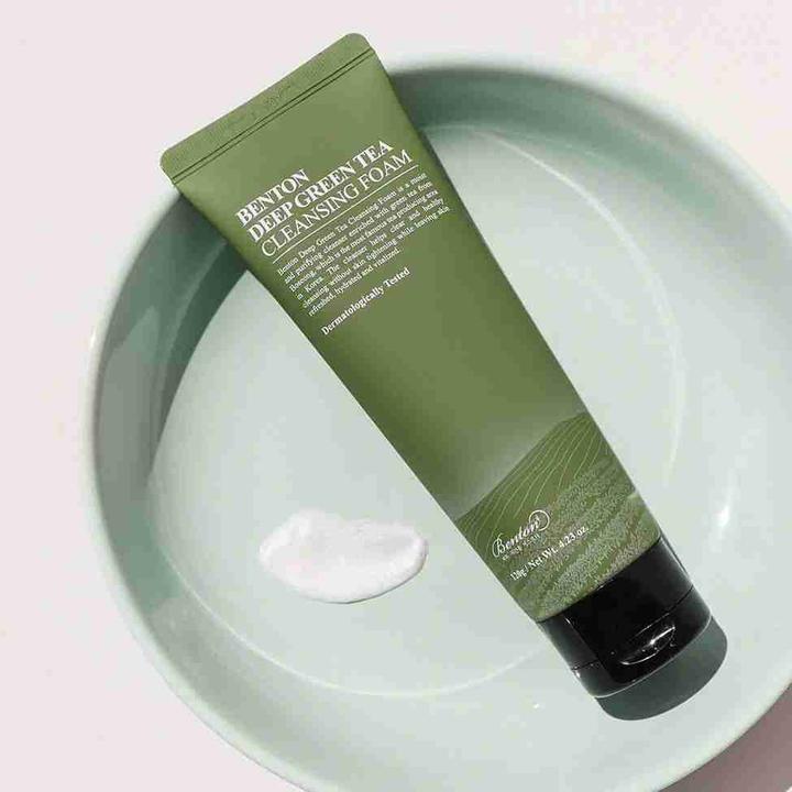 Produktbild Benton deep green tea cleansing foam (Reinigungsschaum, 120 ml)