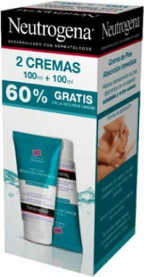 Produktbild Neutrogena cr pies rapida absor 2x100ml (Fussdeodorant & -puder, 200 ml)