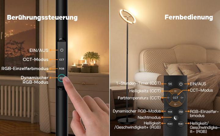 Image du produit LS LED Stehleuchte RotaFlex Color (1300 lm)