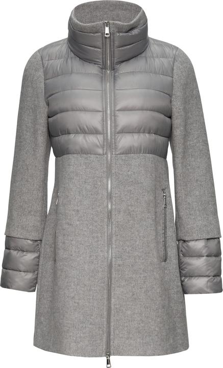 Produktbild S.Oliver Outdoor-Mantel Mantel im Fabricmix mit hohem Stehkragen