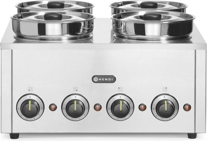 Hendi Thermisch systeem, viervoudig,, 16L, 220-240V/800W, 506x509x(H)298mm