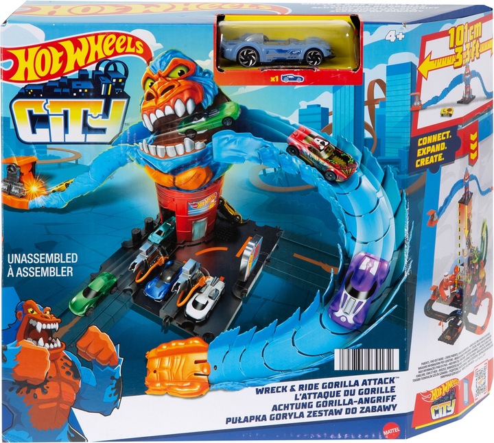 Produktbild Hot Wheels City Nemesis Lab Gorilla