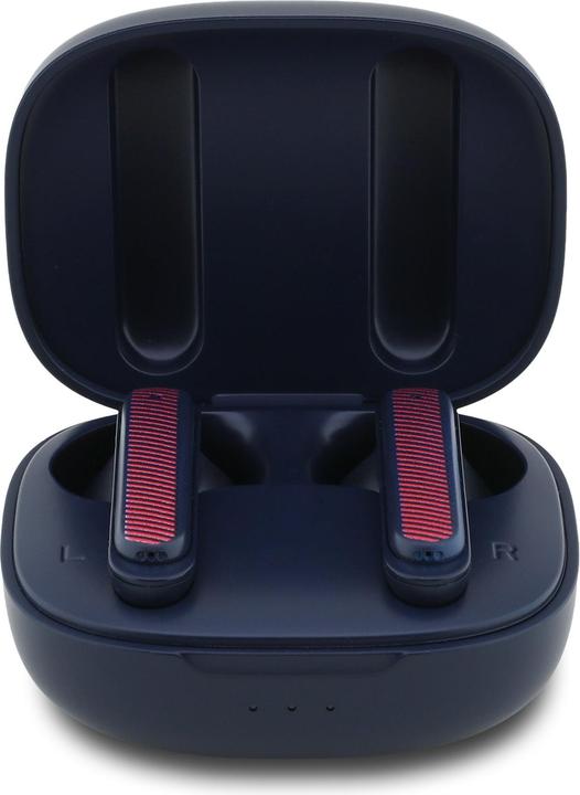 Actual product image Red Bull Bluetooth ENC Printed Logo Navy Blue TWS Headphones (Wireless)