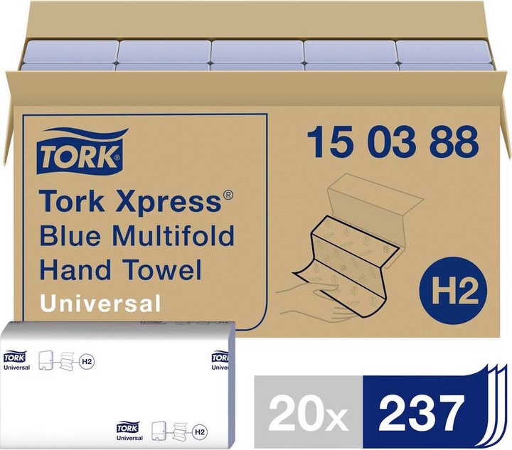 Immagine prodotto Tork sal Multifold asciugamani di carta, 2 strati (237 x)