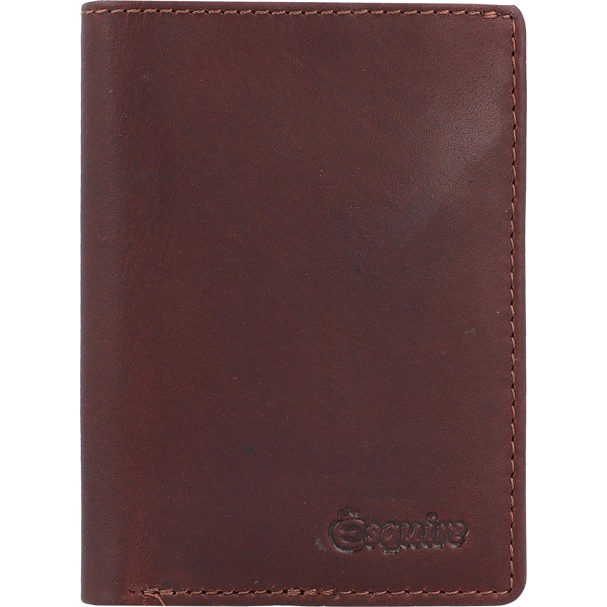 Esquire, Herren, Portemonnaie, Oslo Kreditkartenetui RFID Leder 8 cm, Braun