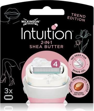 Produktbild Wilkinson Intuition 2in1 Shea Butter Nachfüllklingen - 3 Klingen (3 x)