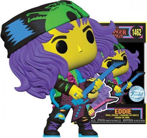Produktbild Funko POP! Stranger Things Lumière Noire Eddie with Guitar (Finale) Exclusive