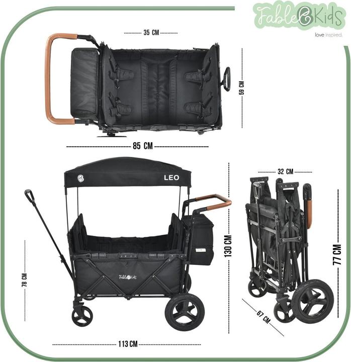 Produktbild FableKids Bollerwagen