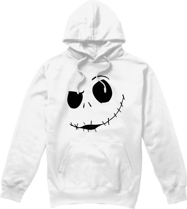 Immagine prodotto The Nightmare Before Christmas Felpa con Cappuccio Jack Viso Uomo (L)