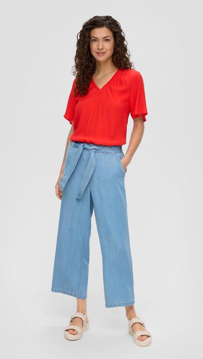 Immagine prodotto s.Oliver Bluse Viskosebluse mit V-Ausschnitt im Relaxed Fit (34)