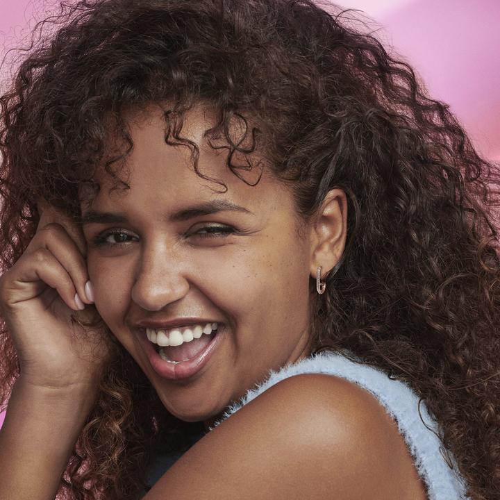 Produktbild Pandora ME Pavé einzelner Link Ohrring (Metall, rosevergoldet)