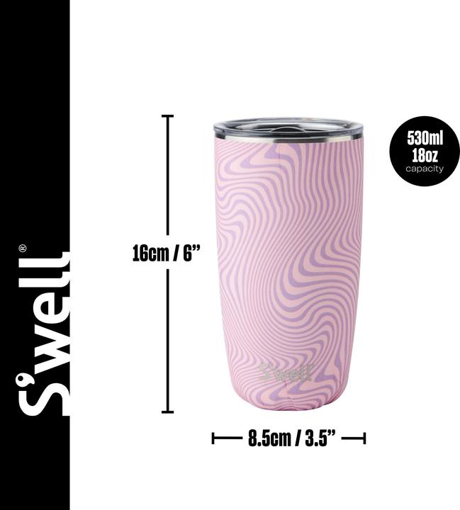 Produktbild S'Well Lavender Swirl Tumbler with Lid, 530ml