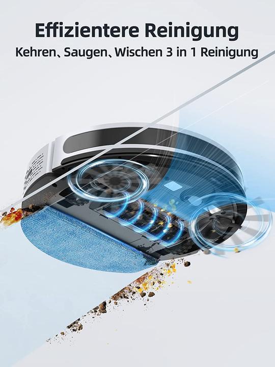 Actual product image Honiture G20 Robot Vacuum Cleaner (4500 Pa, Wiping cloth)