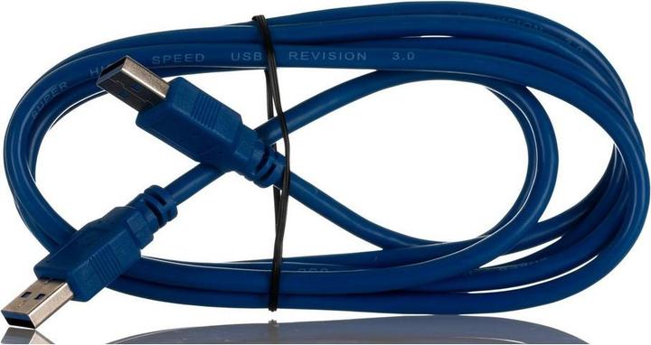 Actual product image RS PRO USB cable, USBA / USBA, 5m USB 3.0 blue (5 m, USB 3.0)