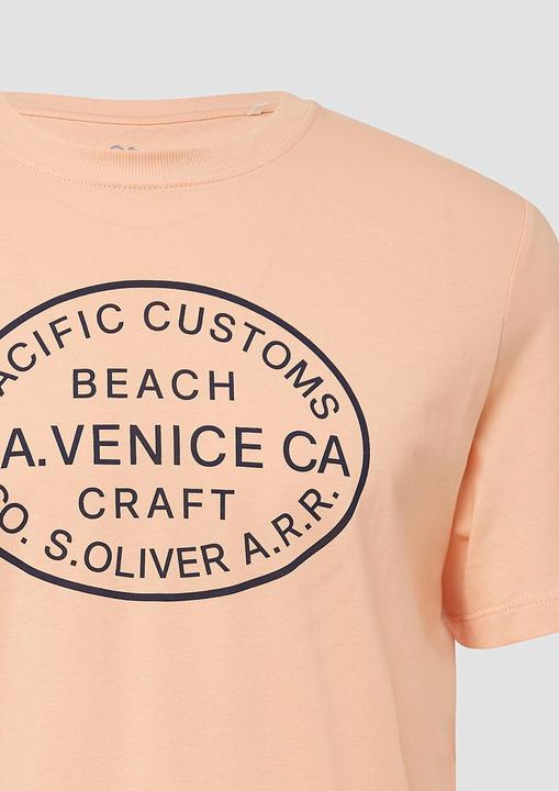 Actual product image S.Oliver T-Shirt T-Shirt mit Crew Neck und Frontprint (M)