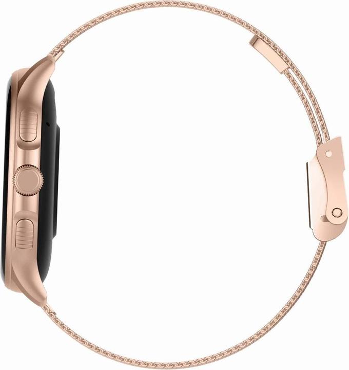 Produktbild Gravity GT12-5 Damen-Smartwatch, graues Silikonarmband + Roségold-Armband