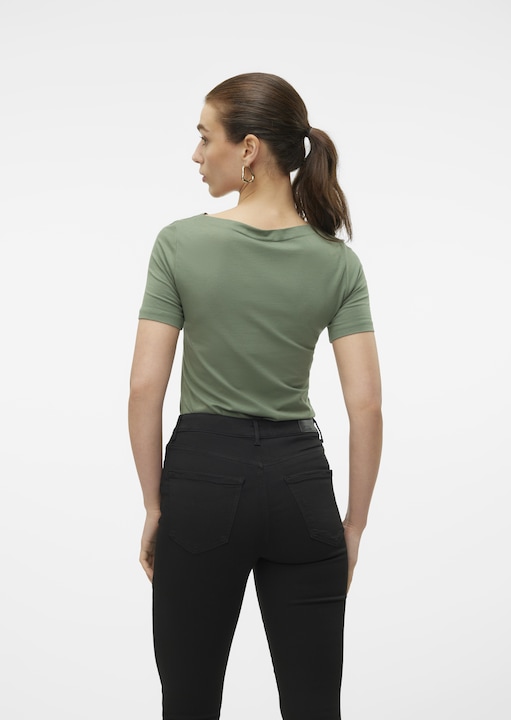 Actual product image Vero Moda Scoop neck top with short sleeves (XL)
