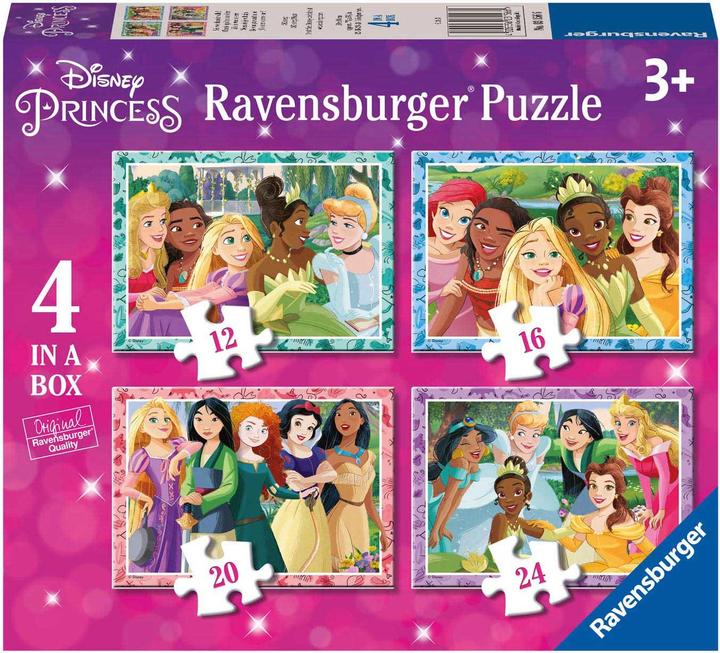 Actual product image Ravensburger Puzzles Disney Prinses, 4in1 (12 pieces)