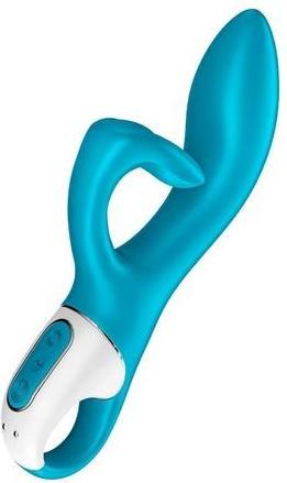 Actual product image Satisfyer Embrace Me Rabbit Vibrator - Turquoise