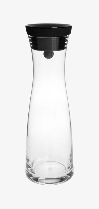 Productafbeelding WMF Waterkaraf 1l Glazen karaf Basic Kanteldeksel CloseUp Sluiting (1 l)