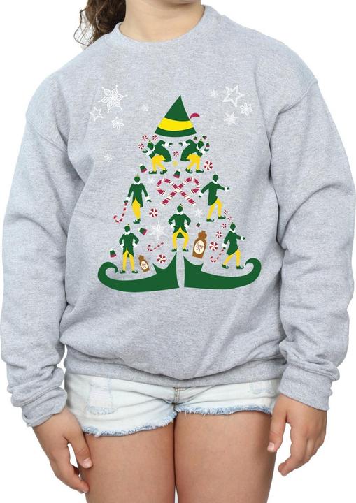 Produktbild Elf Christmas Tree Sweatshirt Mädchen (128)