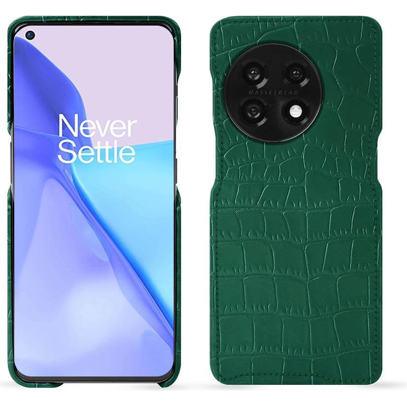 Noreve Lederschutzhülle (OnePlus 11), Smartphone Hülle, Grün