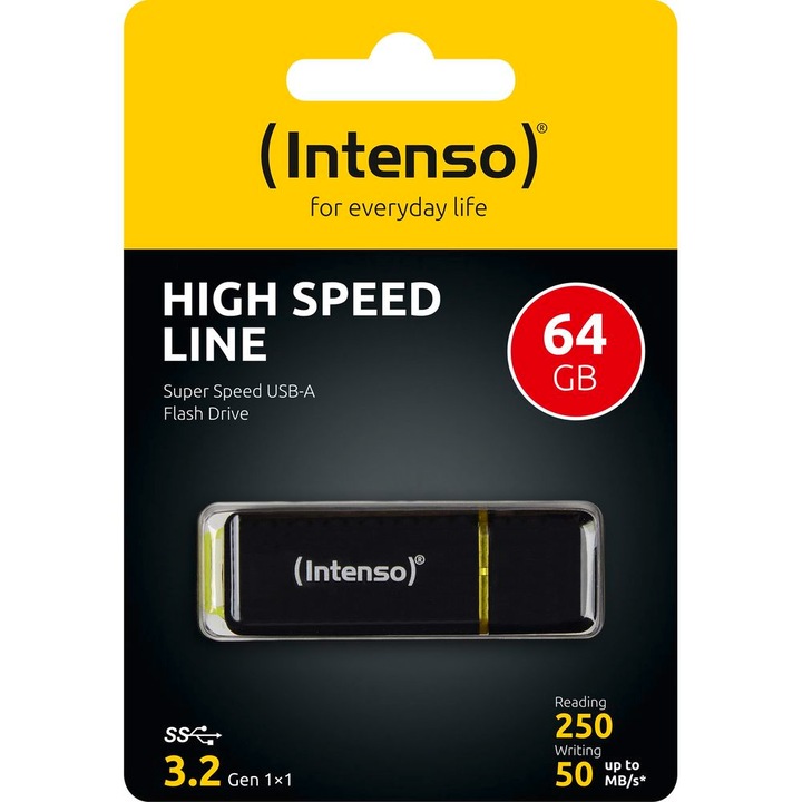 Produktbild Intenso High Speed Line (64 GB, USB-A, USB 3.1)