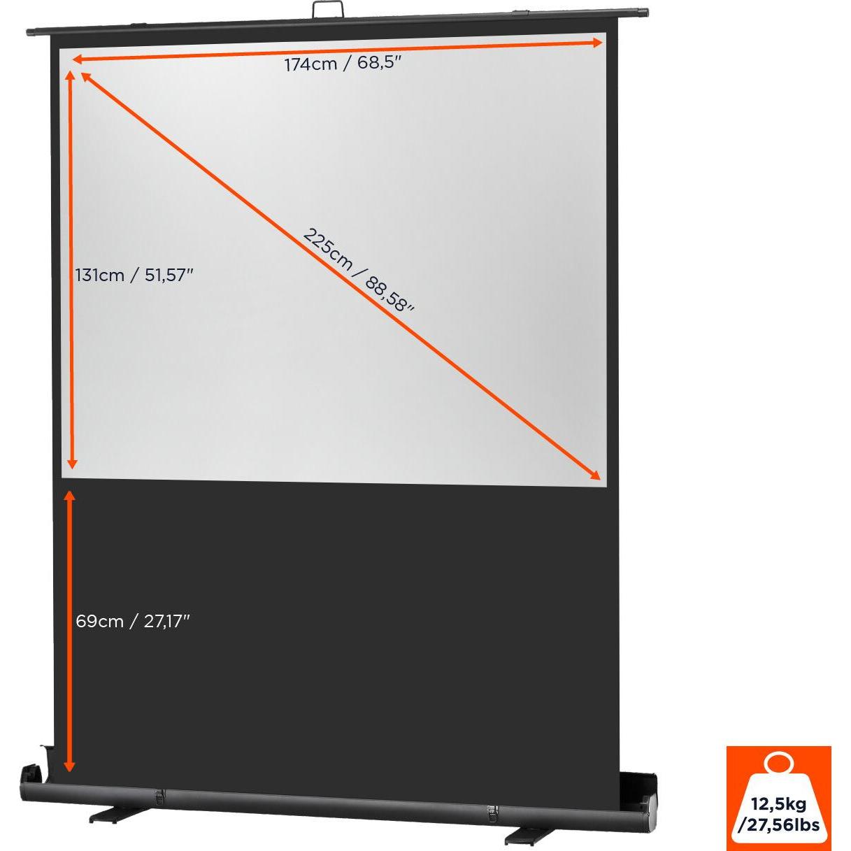 Thumbnail - Celexon Ultramobil Plus Professional (85", 4:3), Leinwand, Schwarz