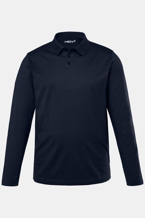 Produktbild Men+ Langarm-Poloshirt, Basic, Rundhals (L)