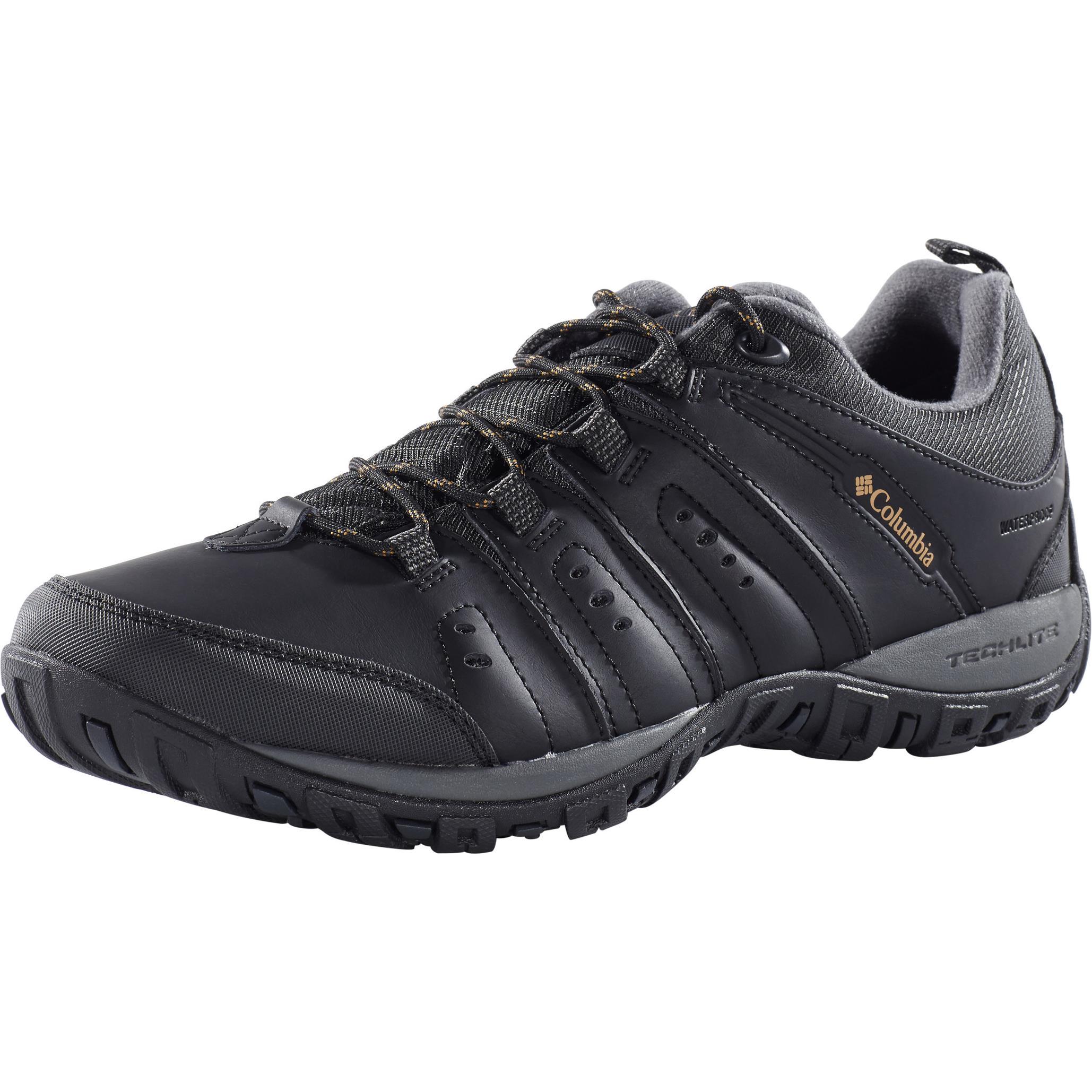 Columbia, Herren, Wanderschuhe, Peakfreak Woodburn II Shoes Waterproof (43), Grau, Schwarz