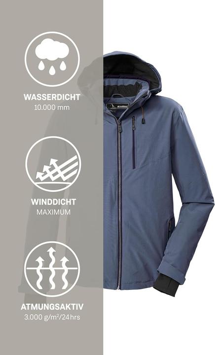 Immagine prodotto Killtec Giacca da Esterno con Cappuccio Staccabile e Paraneve (3XL)