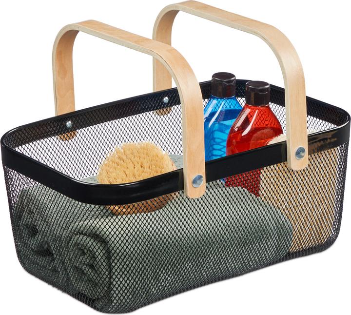 Produktbild Relaxdays Drahtkorb (1 x, 43 x 27 x 17.5 cm)
