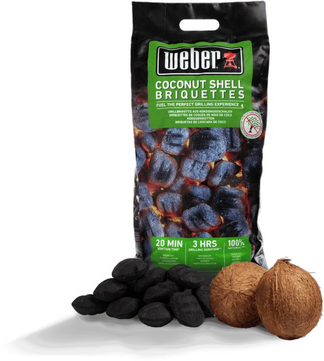 Immagine prodotto Weber Bricchette di cocco (8 kg)