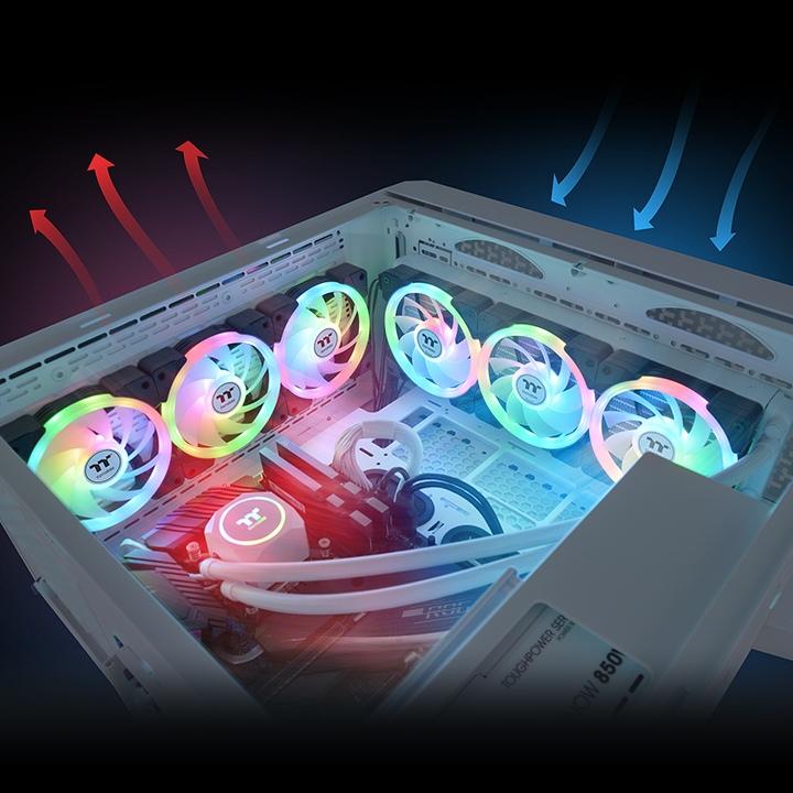 Actual product image Thermaltake SwaFan EX14 (140 mm, 1 x)